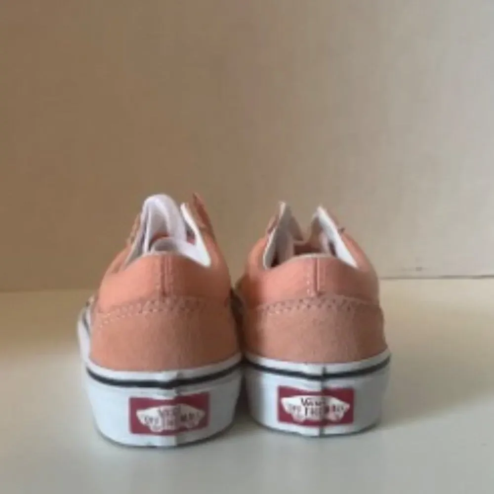 Vans Kids Girls Old Skool Sneakers Salmon/True White Size 10.5K NWOB - Picture 10 of 11